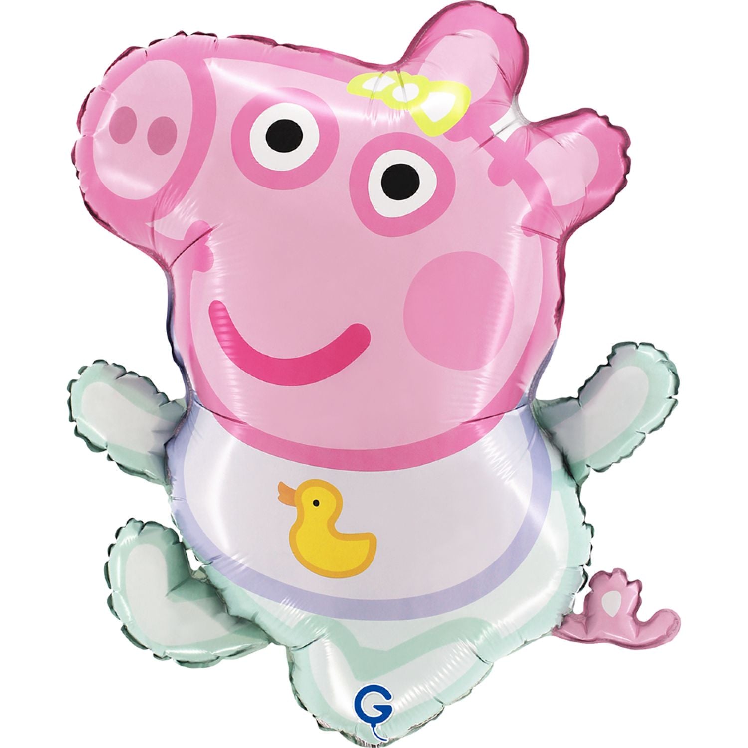 das-kost-mland-deko-23-folienballon-peppa-pig-evie-58cm image 1