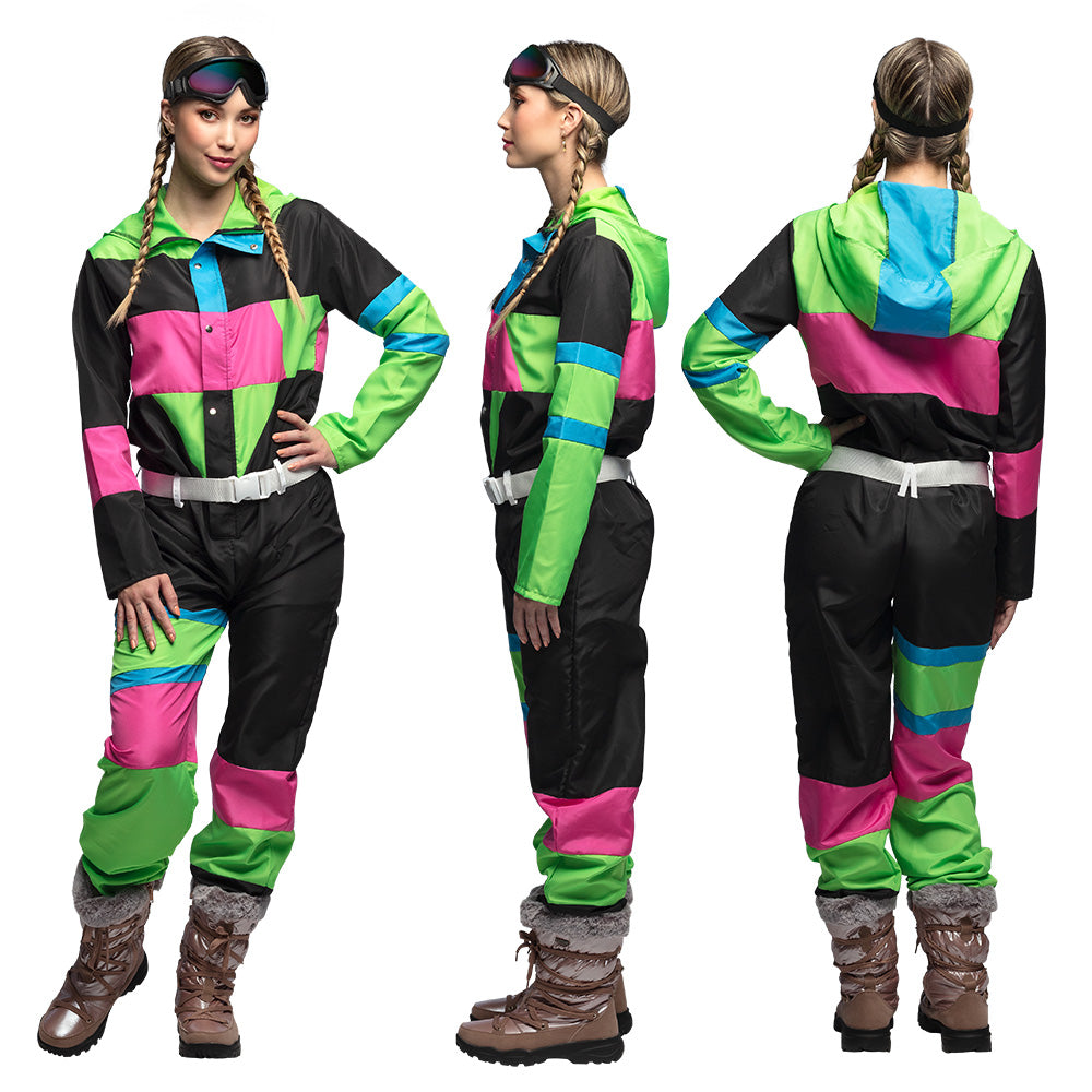 das-kost-mland-damen-skianzug-80s-3-tlg-overall-schwarz-gr-l image 2