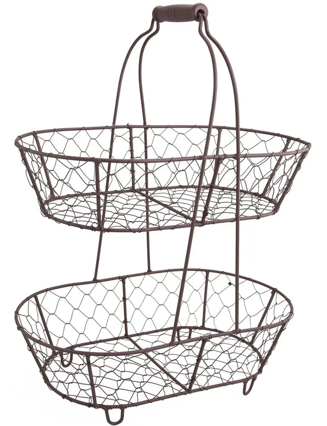 riffelmacher-h-nge-etagere-metall-k-rbe-38cm-2-tlg-08214 image 1