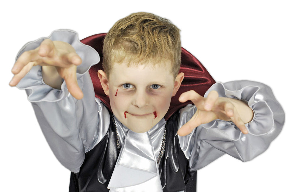 das-kost-mland-dracula-vampir-kost-m-kinder-mit-umhang-gr-116-152 image 2