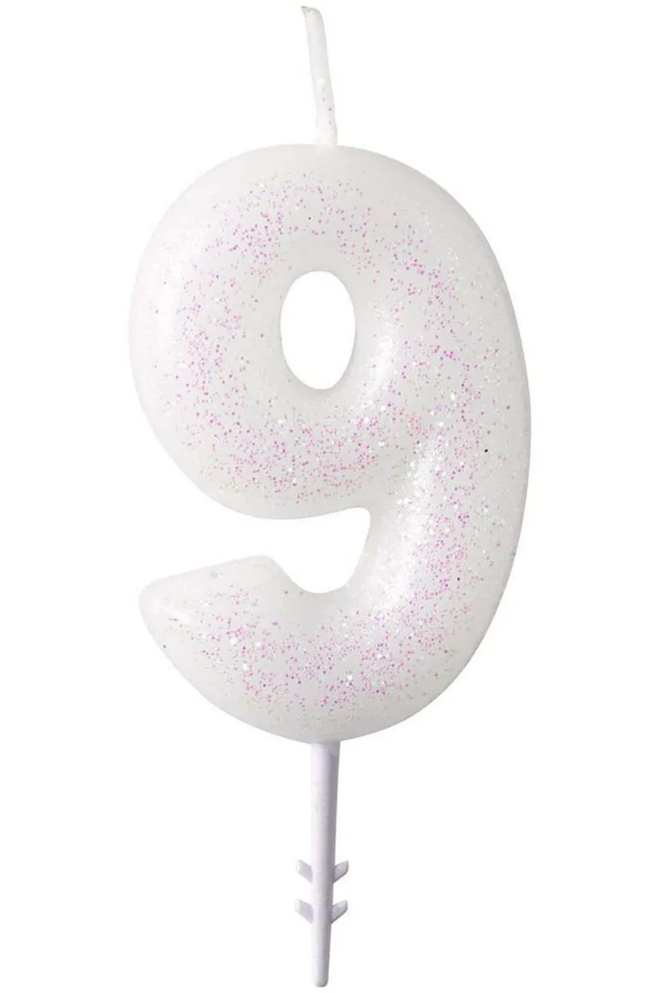 das-kost-mland-geburtstagskerze-zahl-9-glitzer-rosa-6-5cm image 1