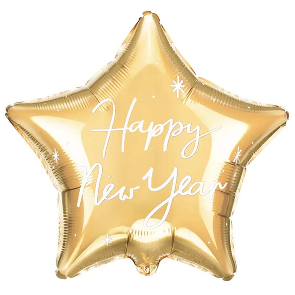 das-kost-mland-dekorationen-stern-folienballon-happy-new-year-gold-46cm image 1