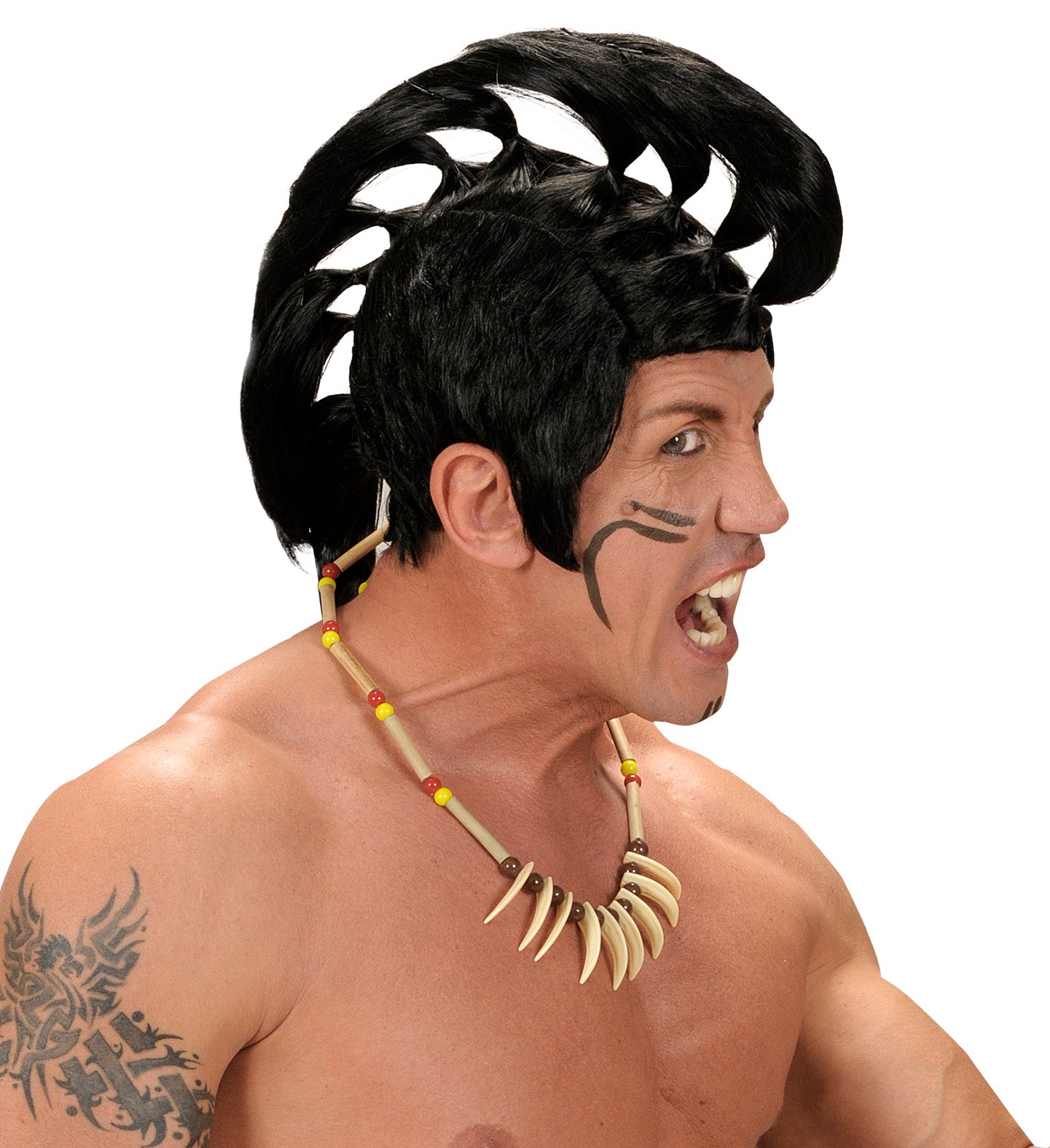 das-kost-mland-accessoires-punk-per-cke-mohikaner-k0813-schwarz image 3