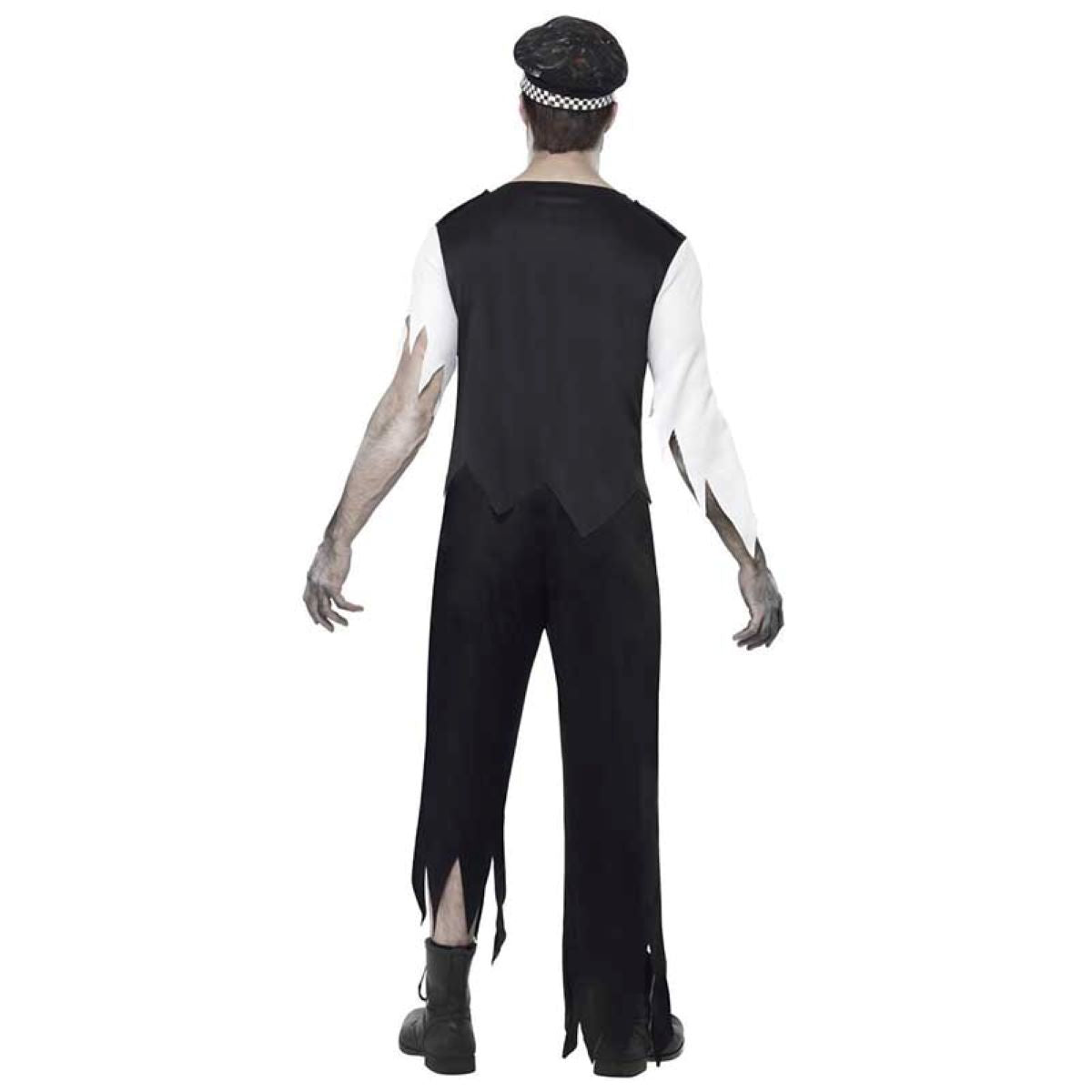 das-kost-mland-herren-zombie-policeman-kost-m-schwarz-gr-m image 3
