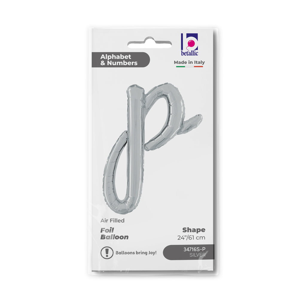 folienballon-buchstabe-skript-silber-61cm-luft-p61 image 2