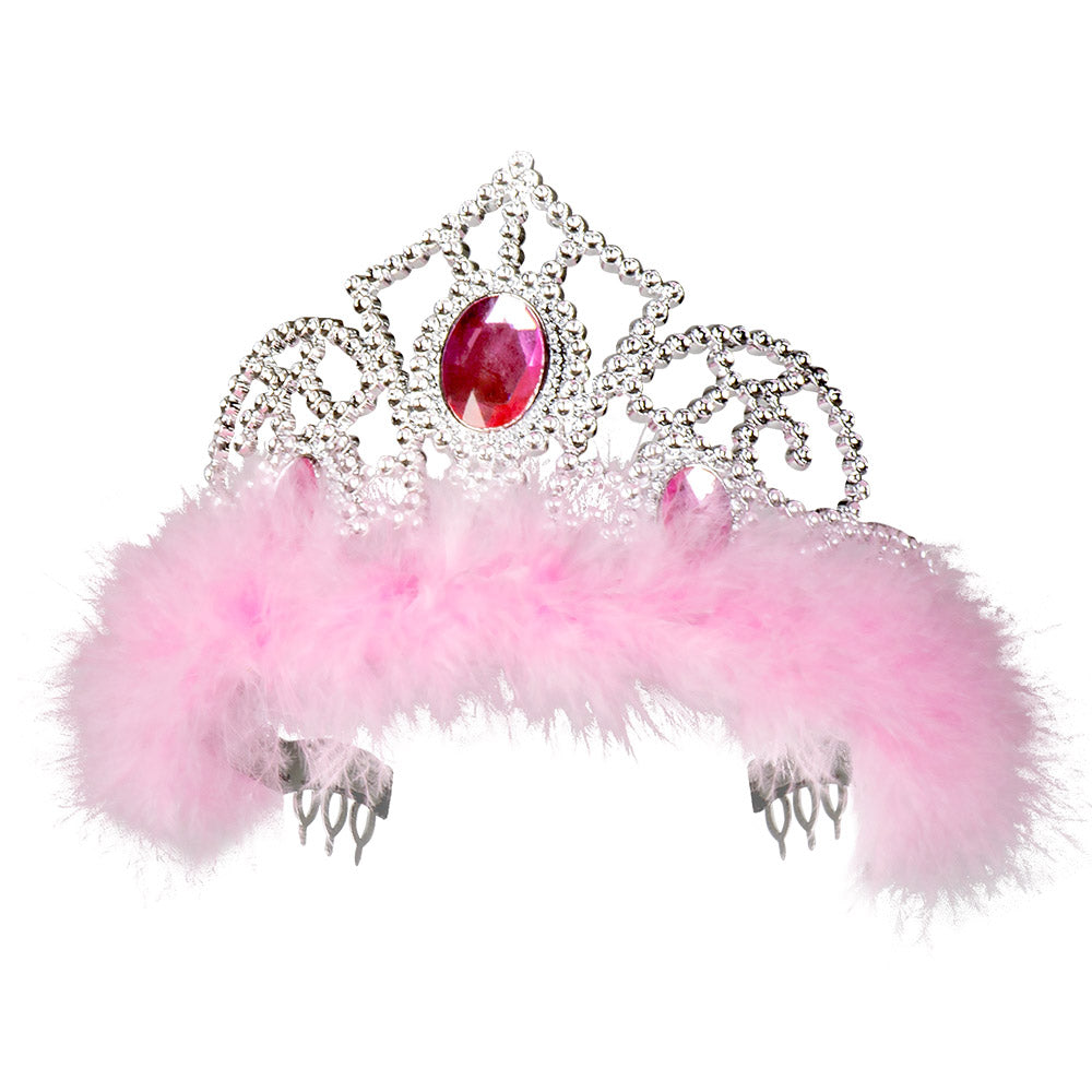 das-kost-mland-tiara-jasmine-krone-kinder-rosa-silber image 2