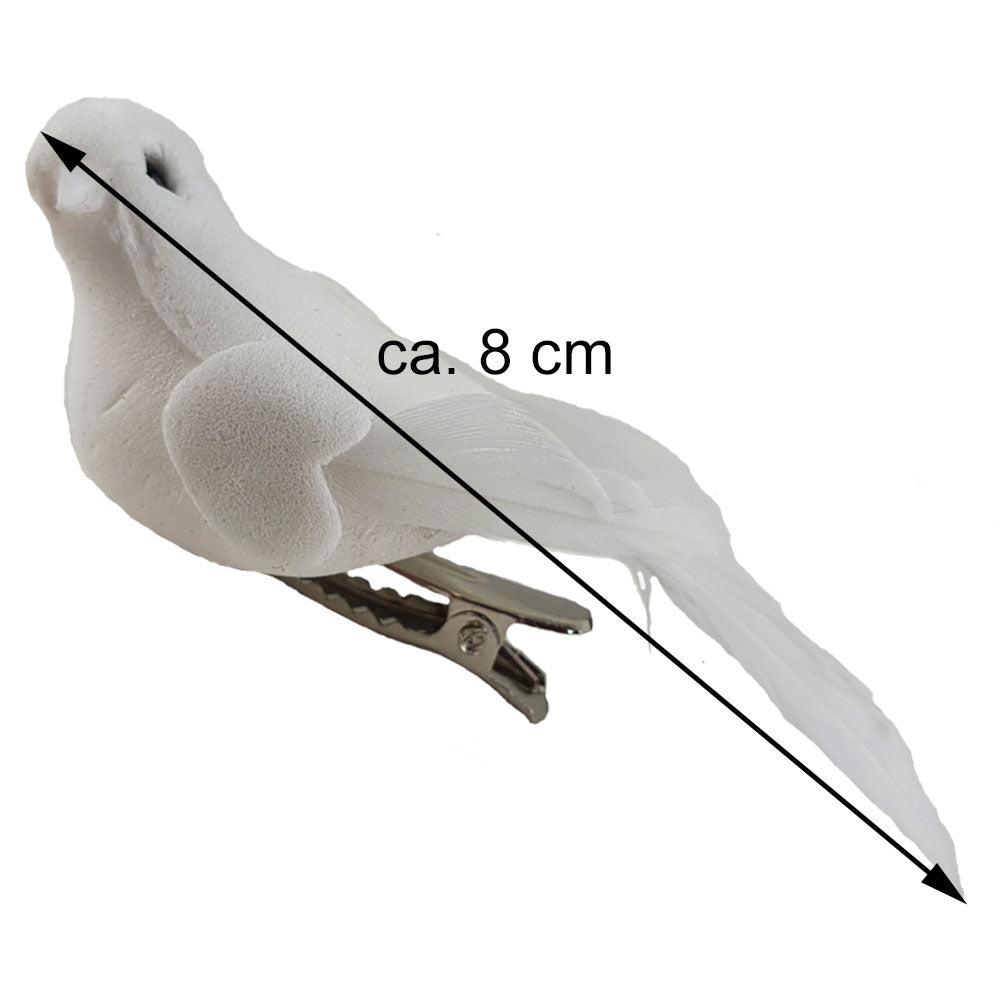 riffelmacher-holz-dekoklammern-tauben-6-tlg-8cm-hochzeit image 2