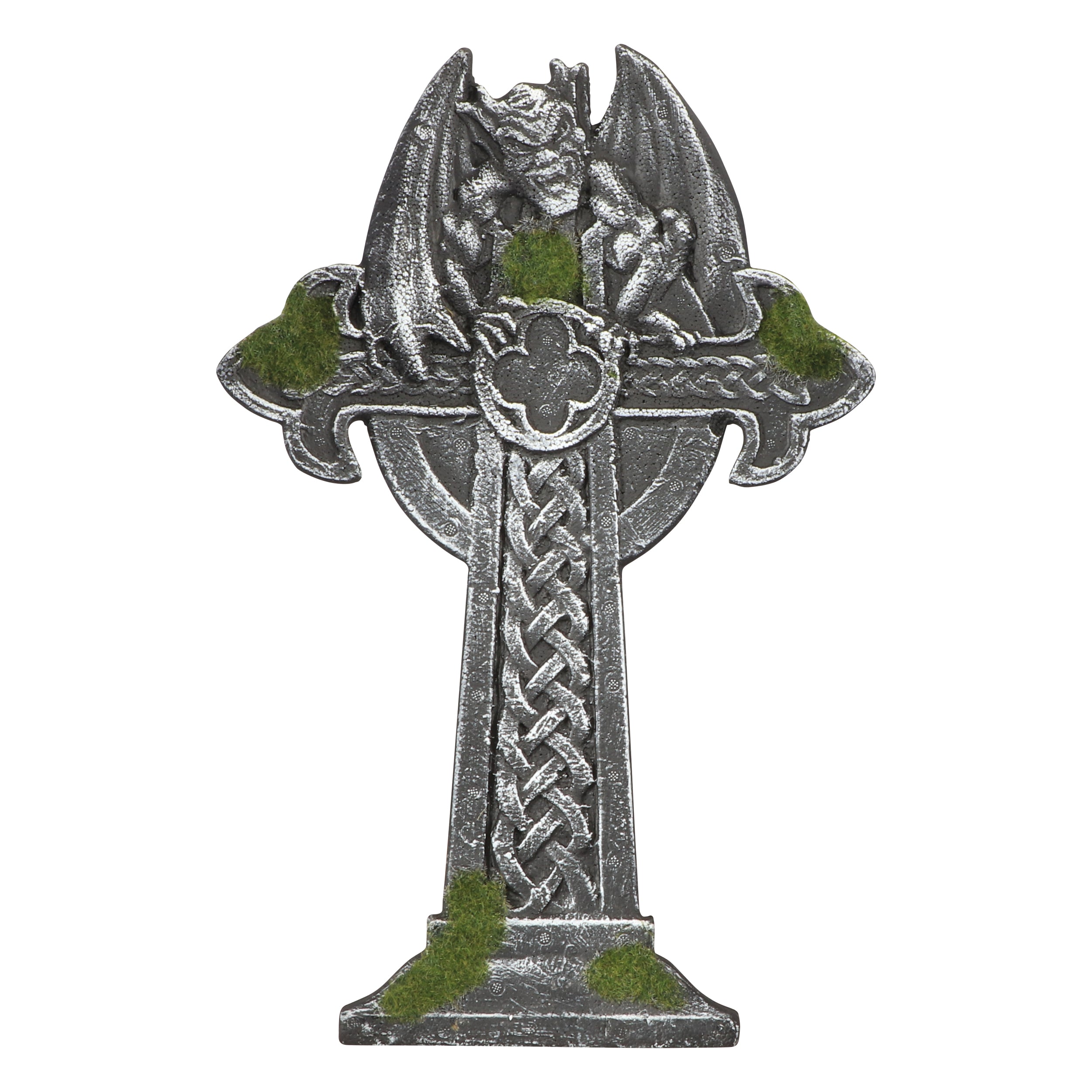 das-kost-mland-dekorationen-grabstein-kreuz-teufel-deko-grau-55-cm image 1