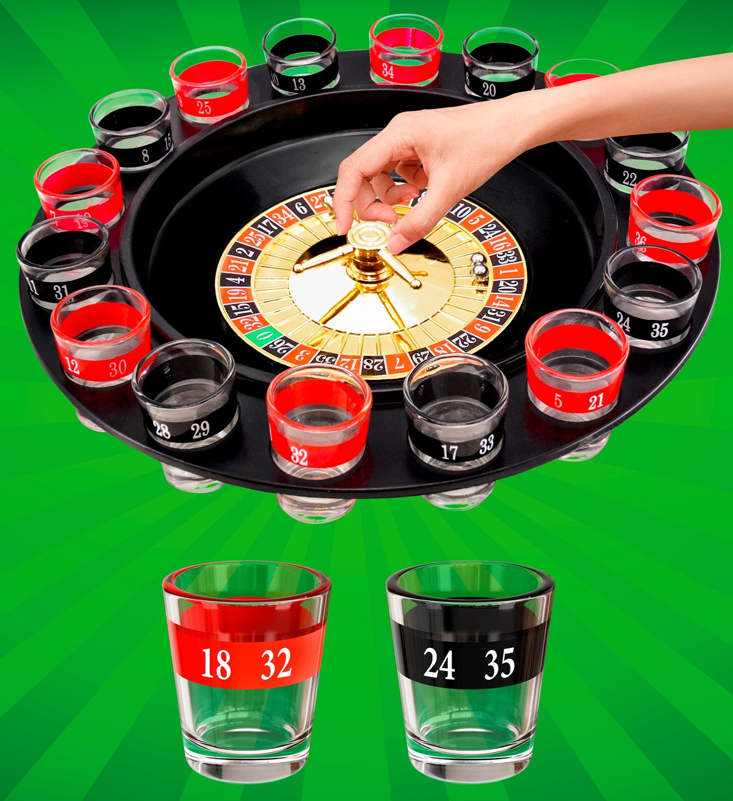 das-kost-mland-trinkspiel-roulette-casino-30-cm-16-gl-ser image 3