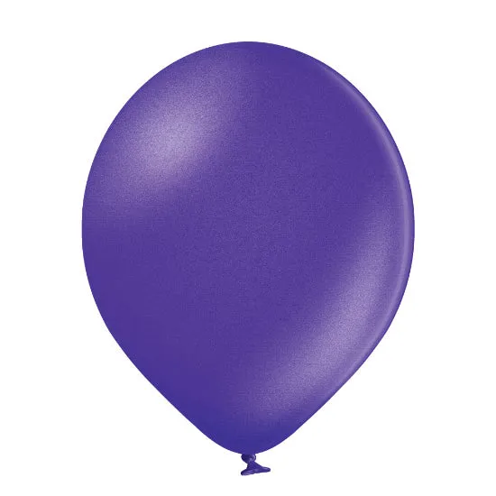 belbal-luftballons-uni-metallic-25-stk-30cm-lila-party-deko image 1