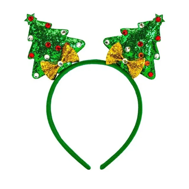 das-kost-mland-weihnachtsbaum-haarreif-gr-n-mit-kugeln image 1