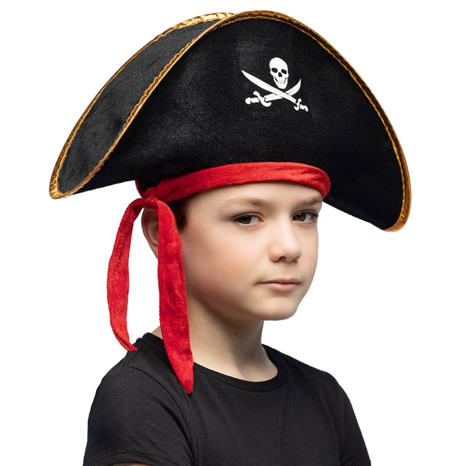 das-kost-mland-blake-piratenhut-kinder-schwarz-totenkopf image 3