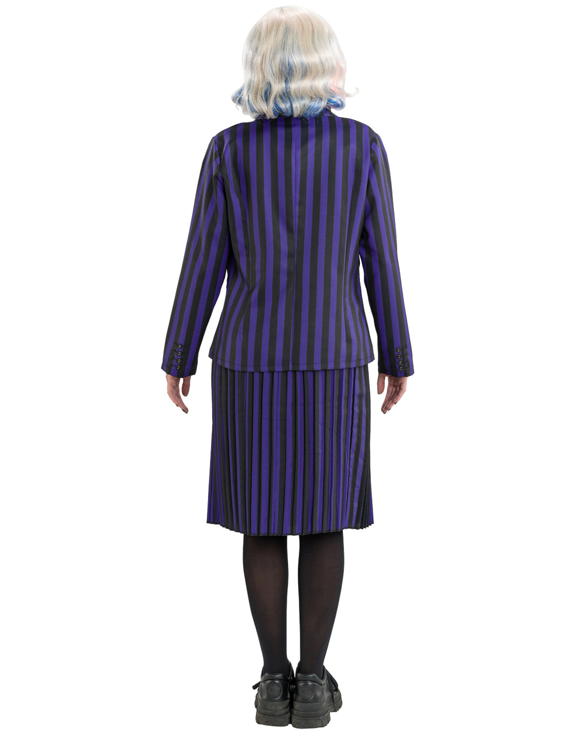 das-kost-mland-damen-wednesday-enid-kost-m-schuluniform-schwarz-lila image 3