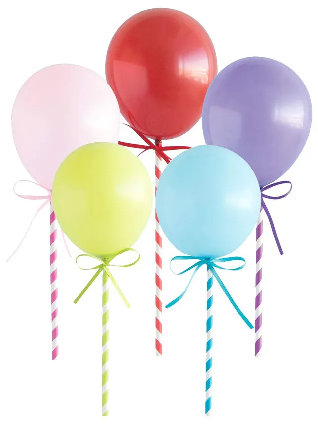 das-kost-mland-deko-tortendeko-miniballons-kuchendeko-5-st-ck image 1