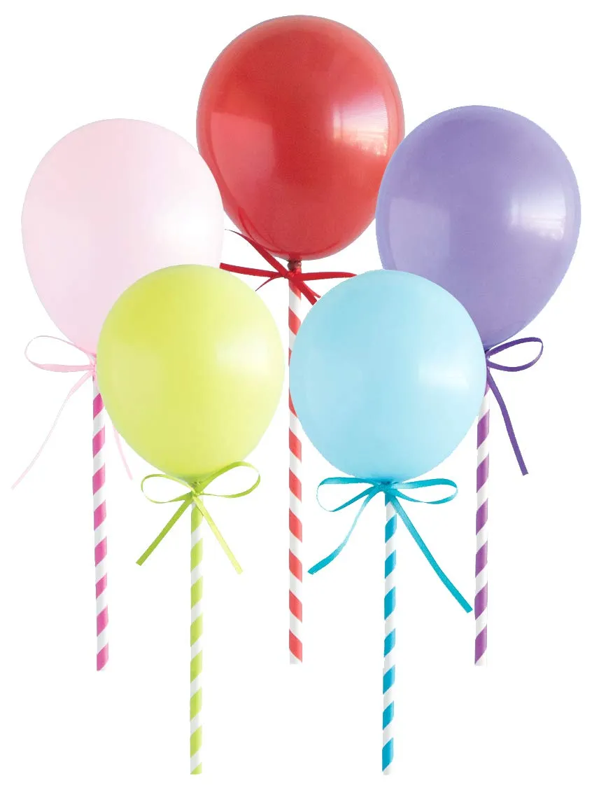 das-kost-mland-deko-tortendeko-miniballons-kuchendeko-5-st-ck image 1