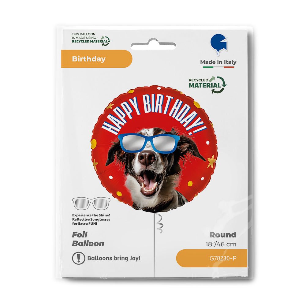 das-kost-mland-dekorationen-folienballon-happy-birthday-hund-46cm image 2