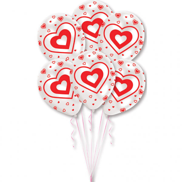 amscan-herzen-latexballons-wei-rot-27-5-cm-6-st-ck image 2