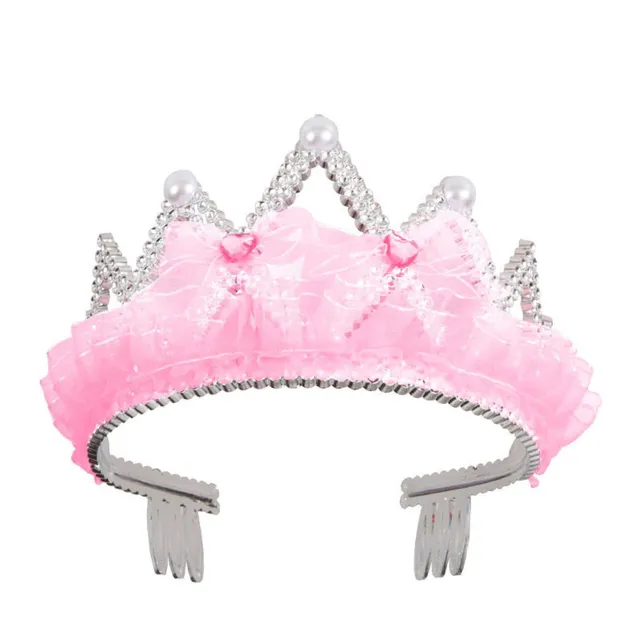 das-kost-mland-accessoires-tiara-diadem-pinke-schleife image 1