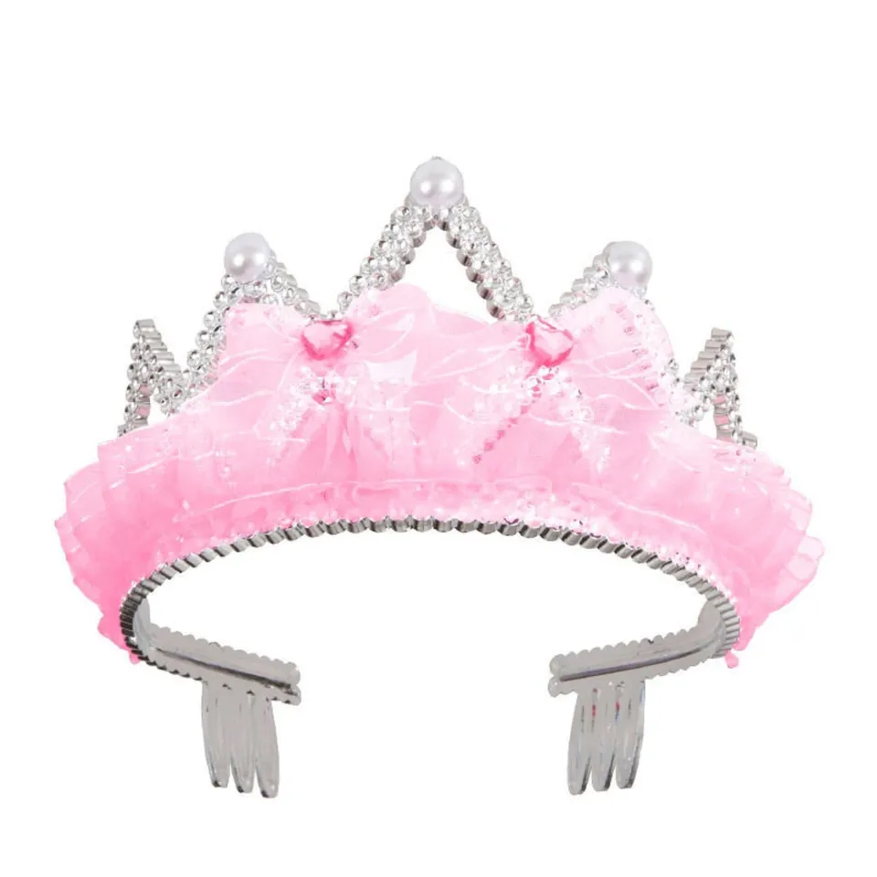das-kost-mland-accessoires-tiara-diadem-pinke-schleife image 1