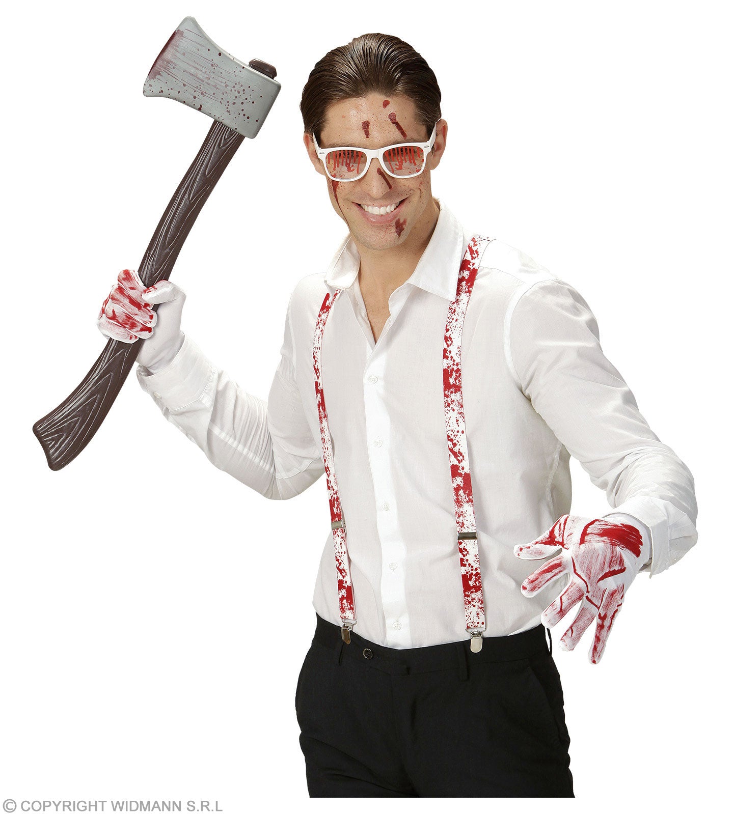 das-kost-mland-halloween-set-blutig-4-tlg-brille-zubeh-r image 4