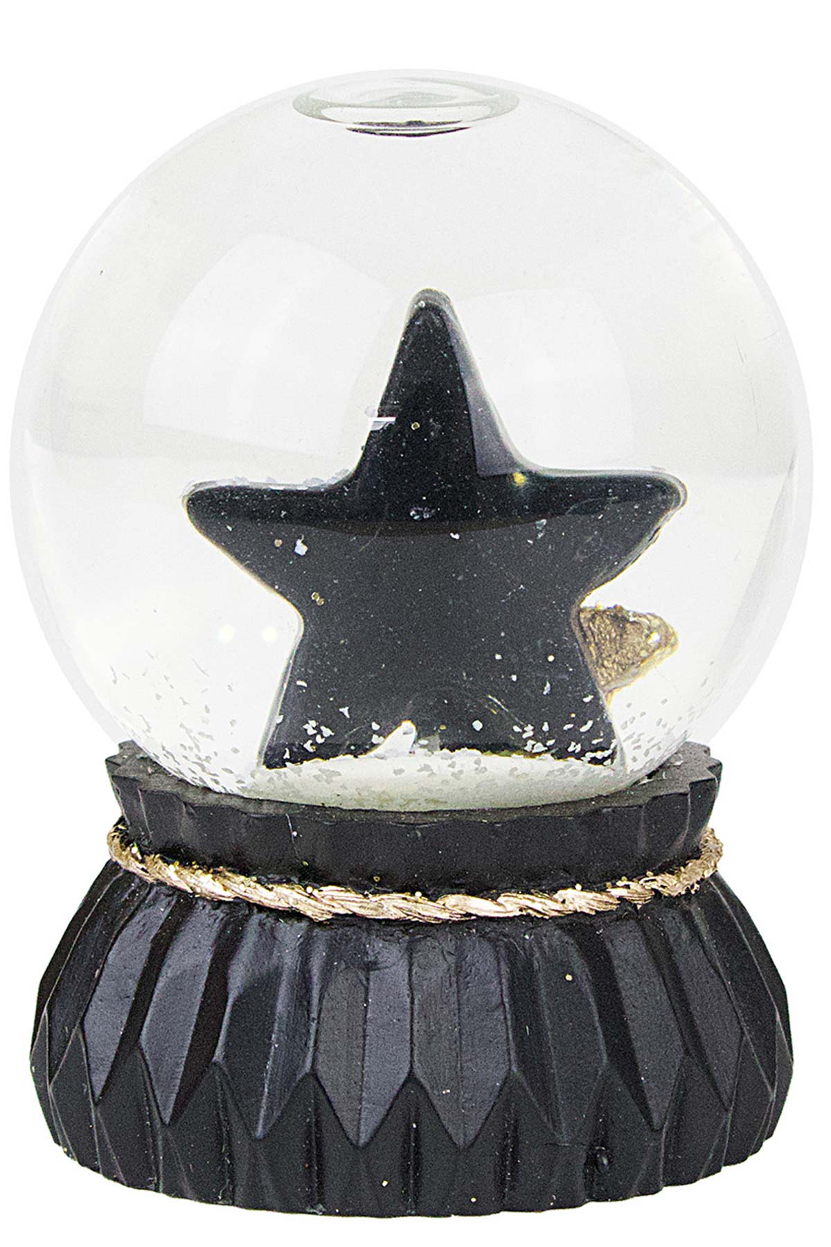 das-kost-mland-schneekugel-6-5cm-schwarz-gold-stern-engel-baum image 8
