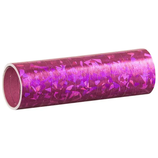partymarty-luftschlangen-holografisch-pink-4-m-1-rolle image 1