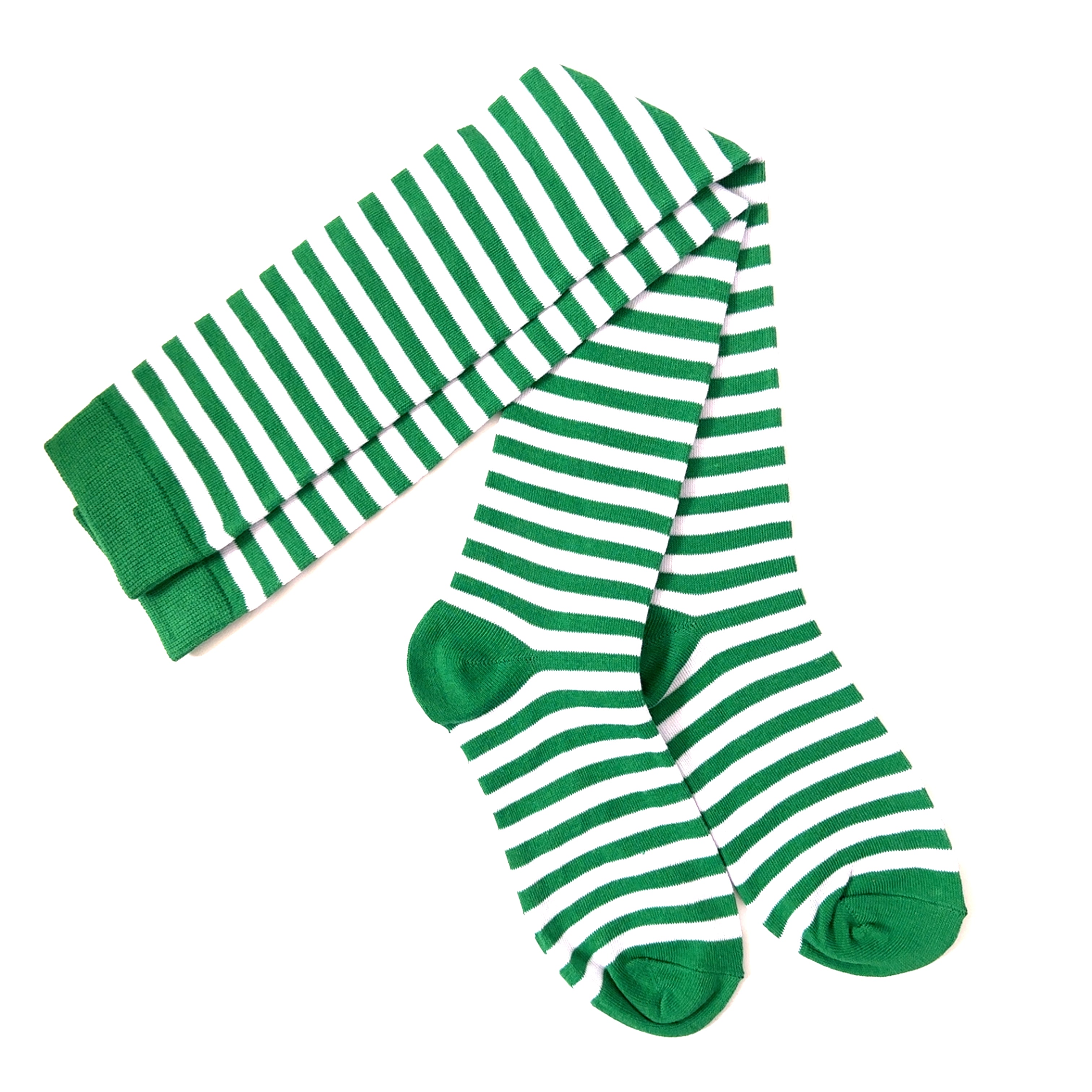 das-kost-mland-ringelstr-mpfe-overknees-gr-n-wei-kniestr-mpfe image 2