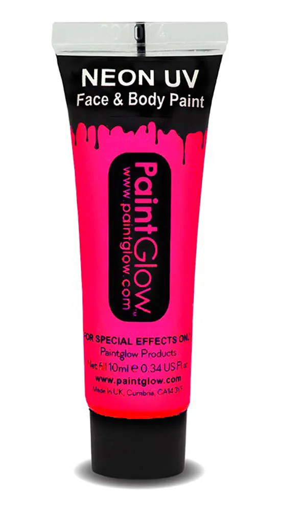 das-kost-mland-accessoires-uv-neon-face-body-paint-pink-10ml image 1