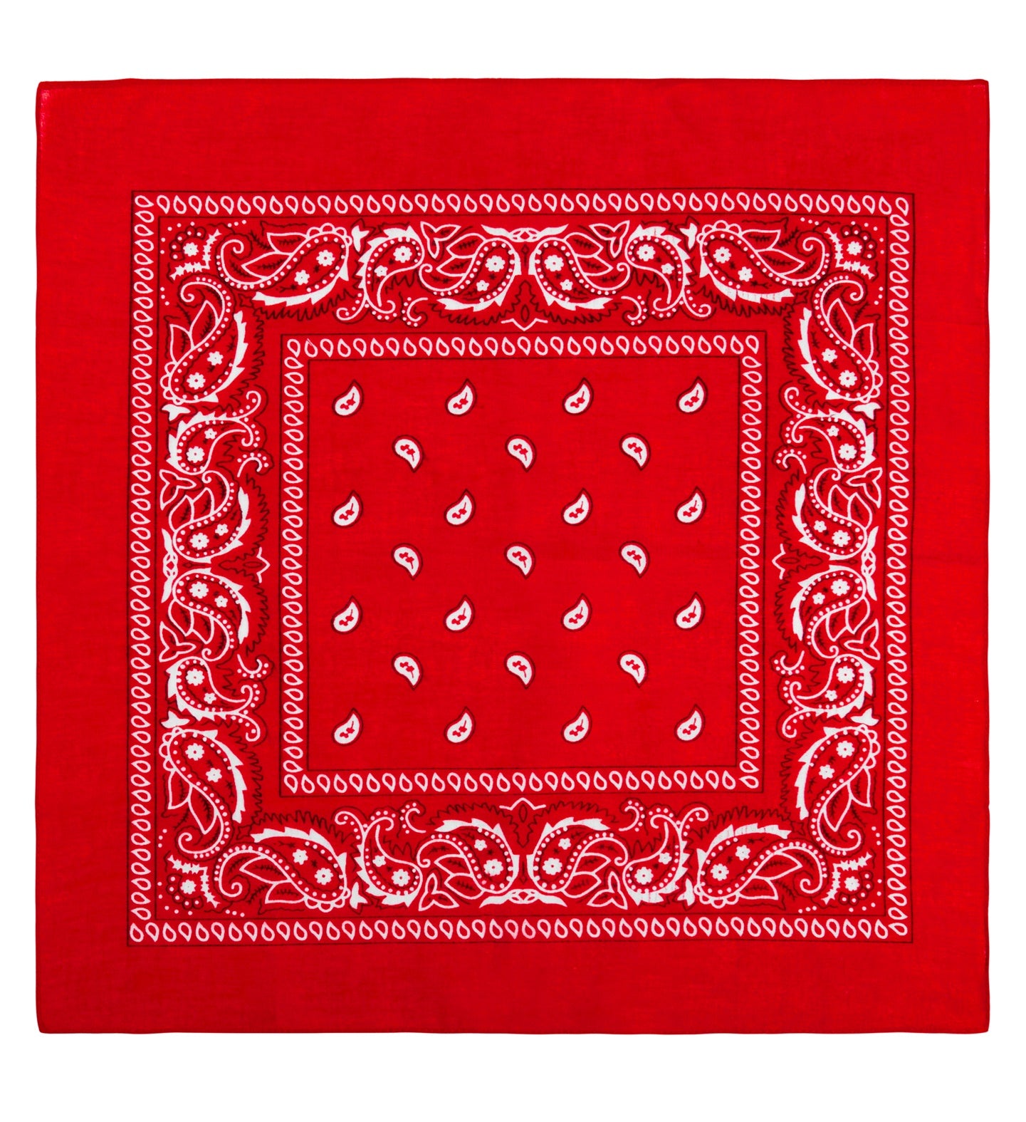 das-kost-mland-accessoires-bandana-halstuch-cowboy-55x55cm-rot image 2
