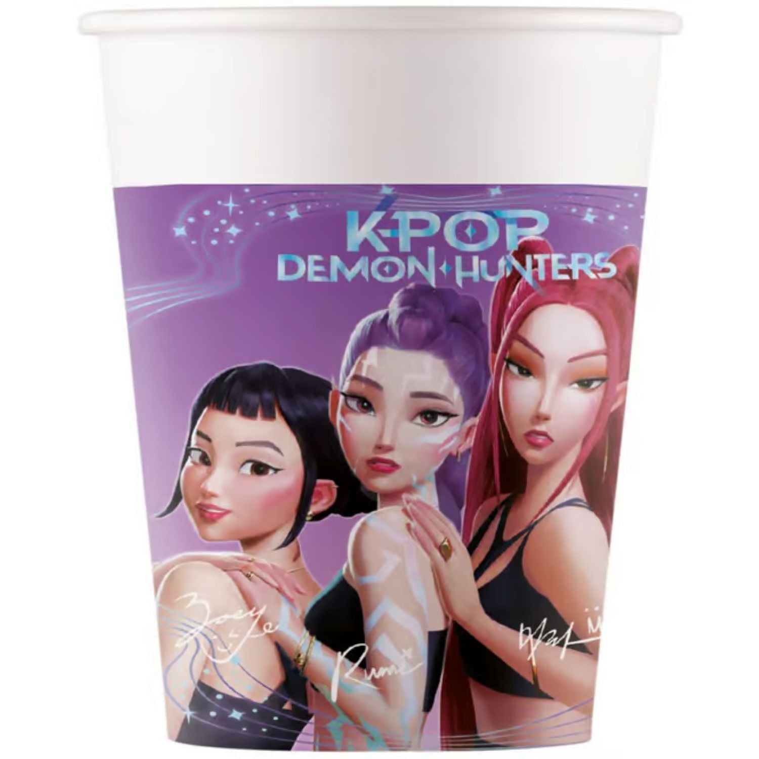 das-kost-mland-k-pop-demon-hunters-partydeko-teller-becher-set image 4