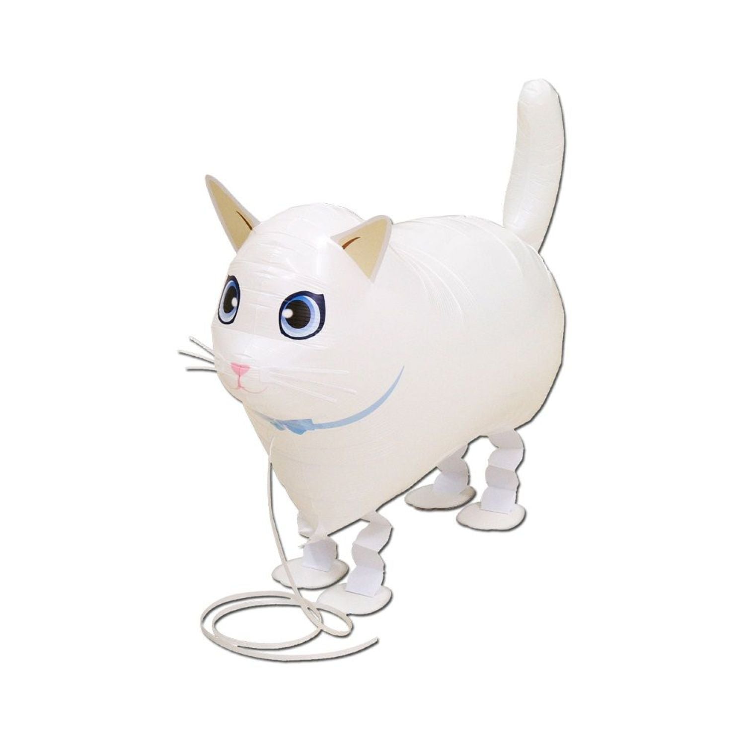 das-kost-mland-airwalker-folienballon-wei-e-katze-57cm image 1