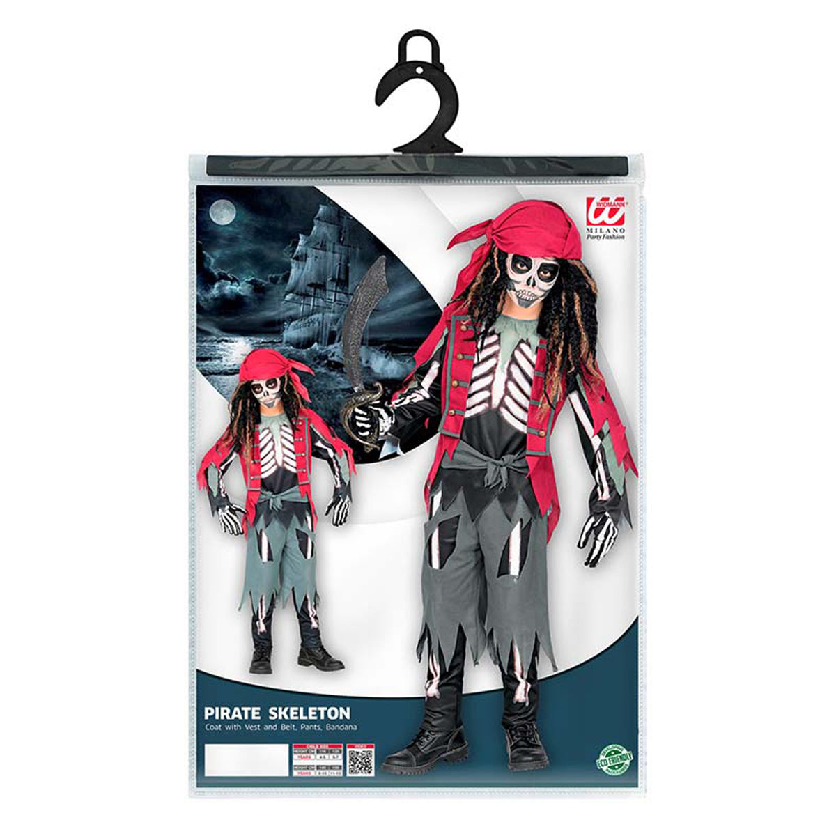 das-kost-mland-kid-pirat-skelett-kinderkost-m-gr-128 image 6
