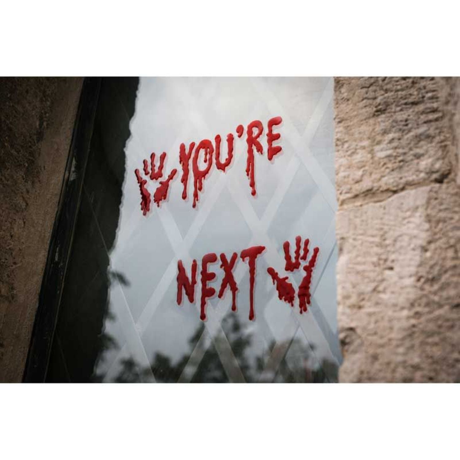 das-kost-mland-you-re-next-gel-fensterbild-rot-14x48-5cm image 2