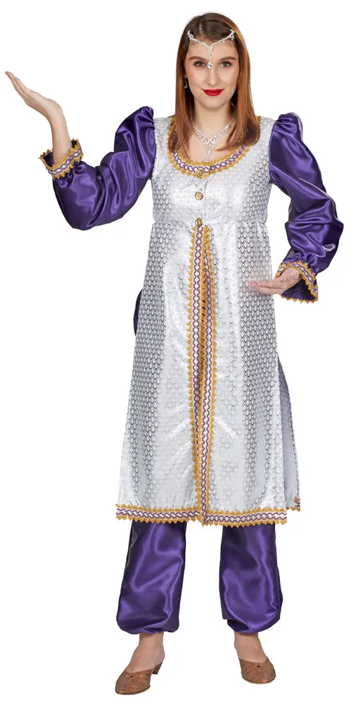 das-kost-mland-damen-nadira-orientalische-prinzessin-kost-m-wei-lila image 1