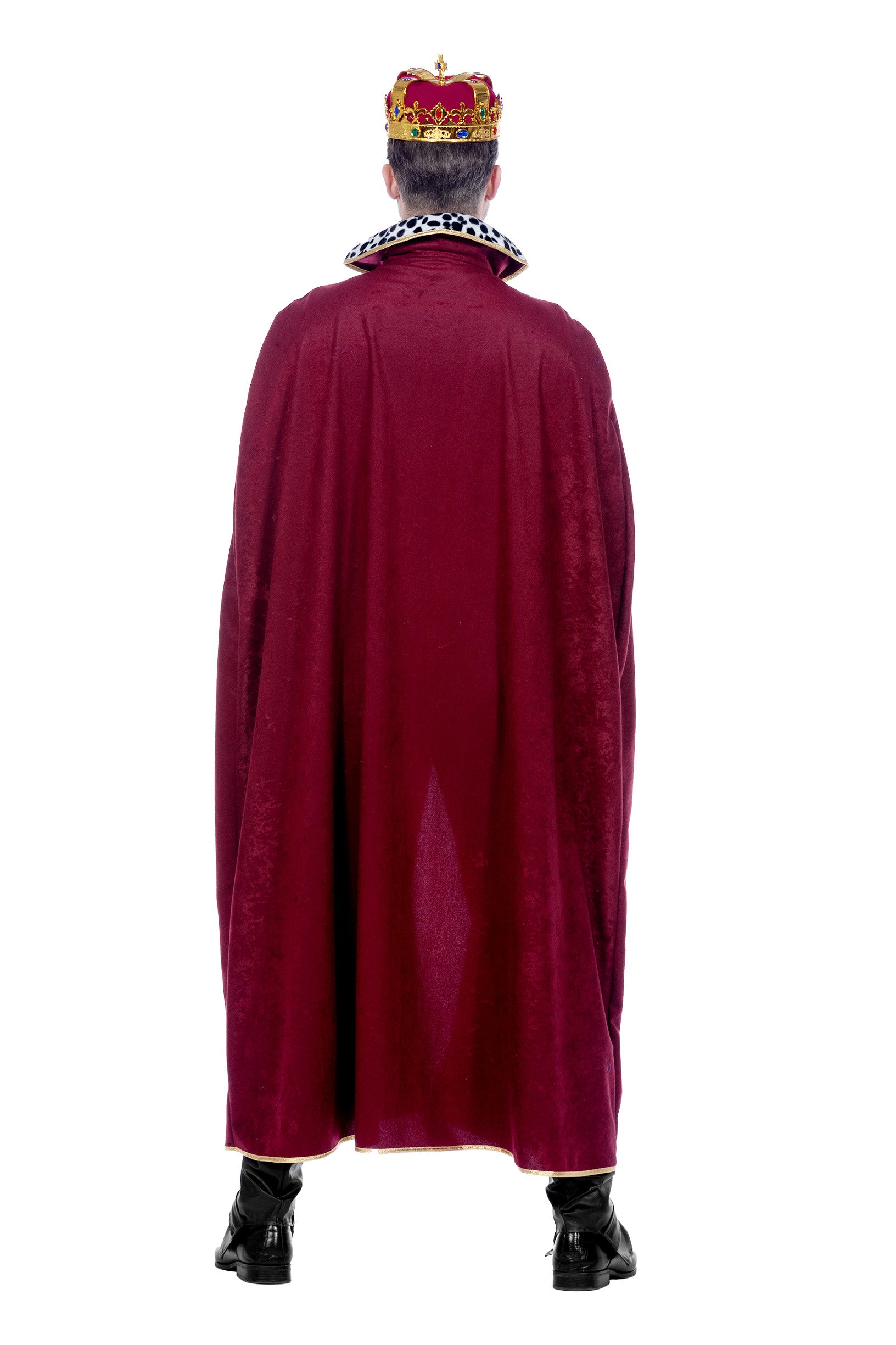 das-kost-mland-herren-k-nigsumhang-xxl-60-62-rot-umhang-fellkragen image 3