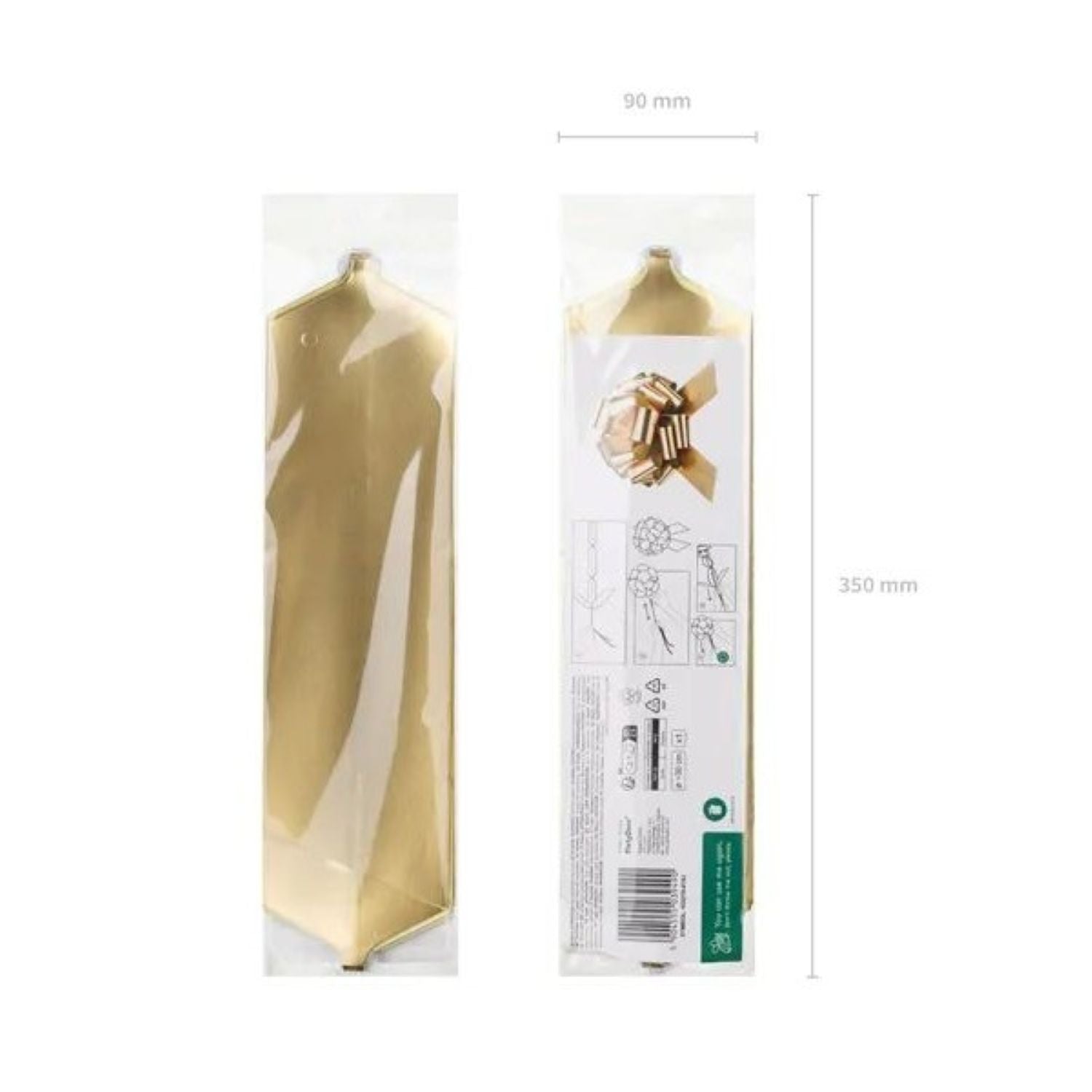 das-kost-mland-dekoschleife-30-cm-hellgold-diy-hochzeit image 3