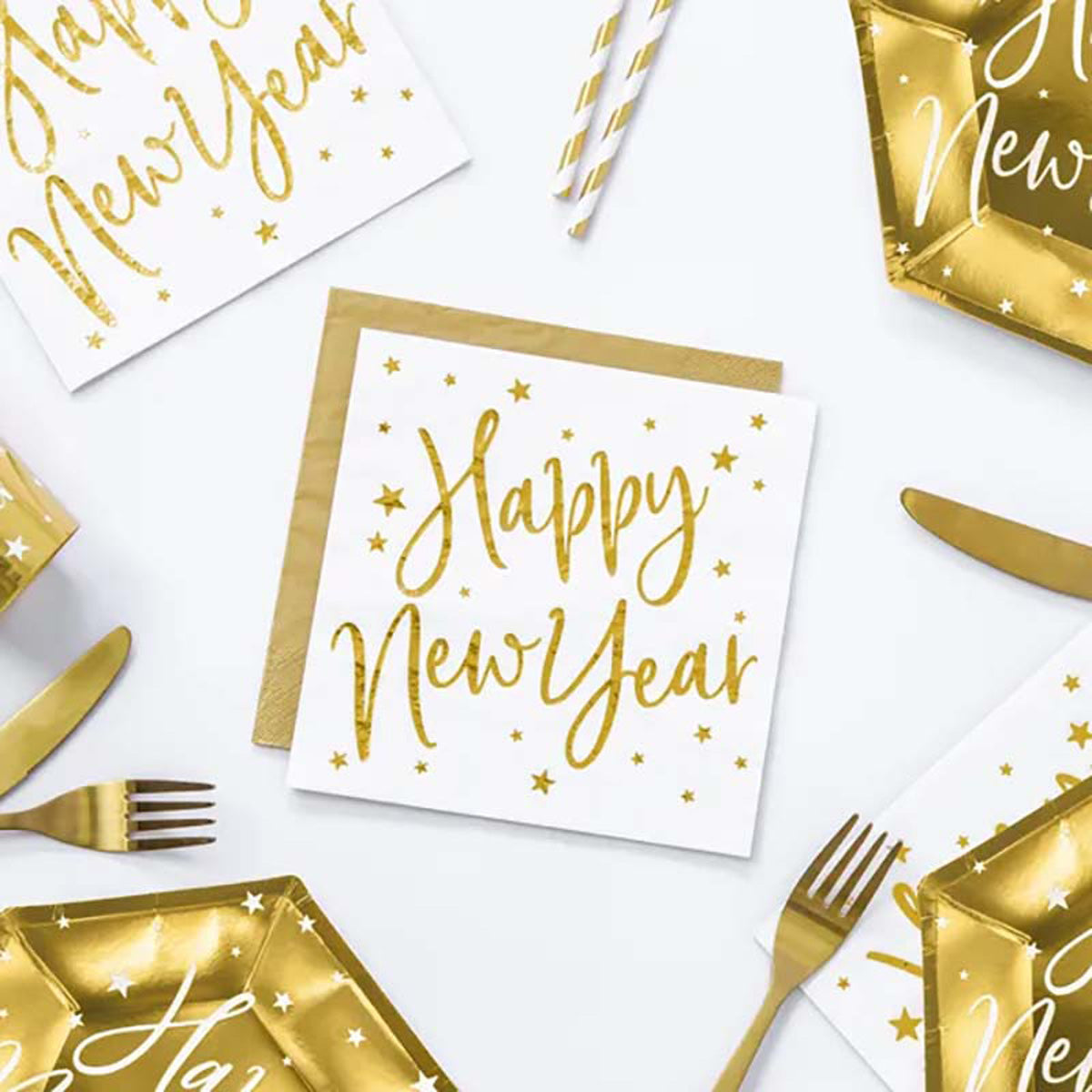 das-kost-mland-dekorationen-servietten-happy-new-year-20st-wei-gold image 3