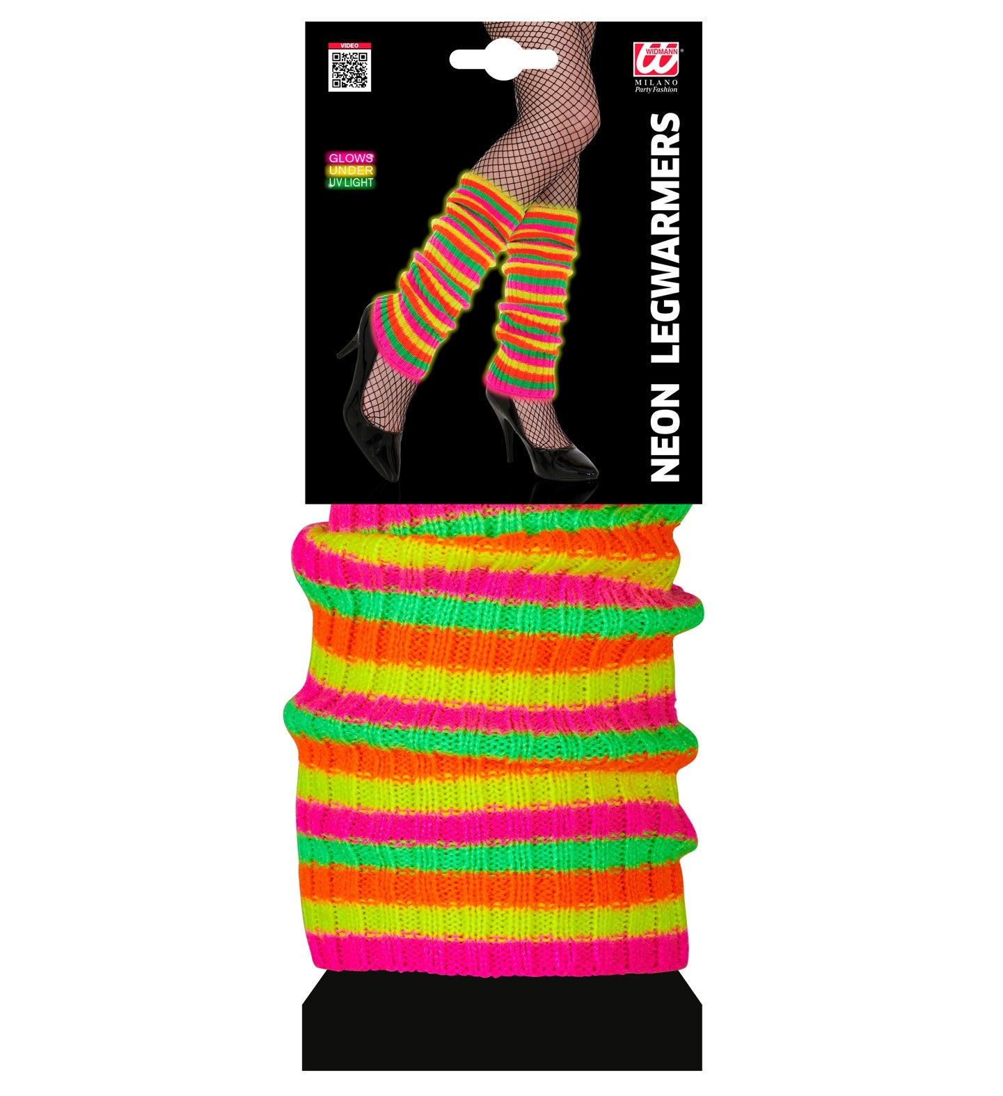 stulpen-neon-bunt-80er-disco-kost-m-beinstulpen image 2