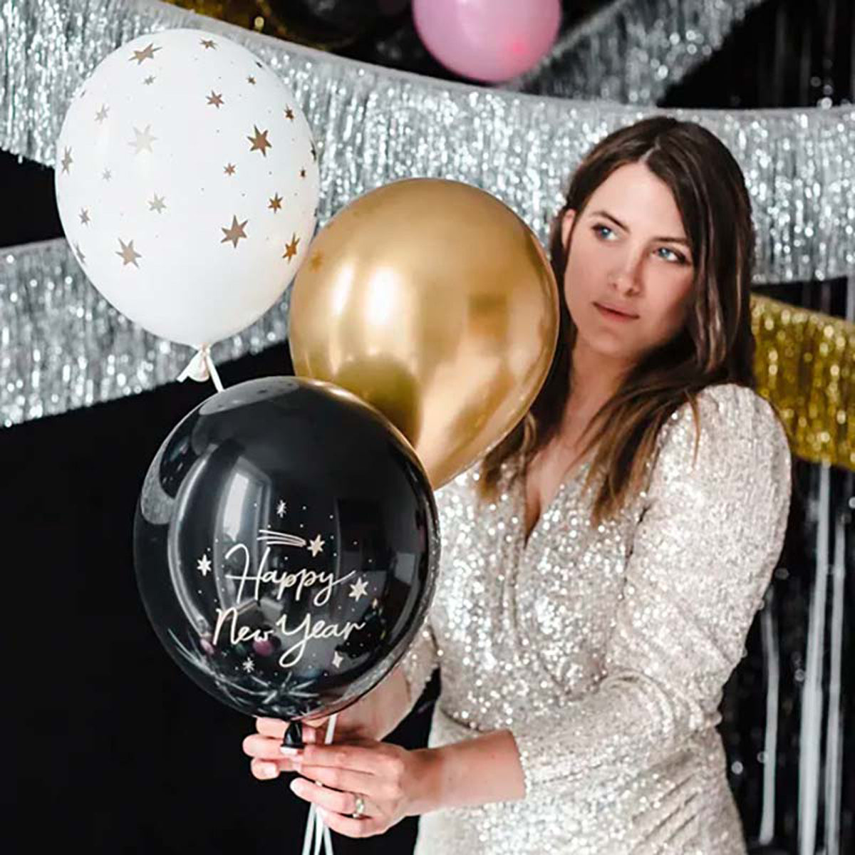 das-kost-mland-luftballon-happy-new-year-30cm-6-stk image 2