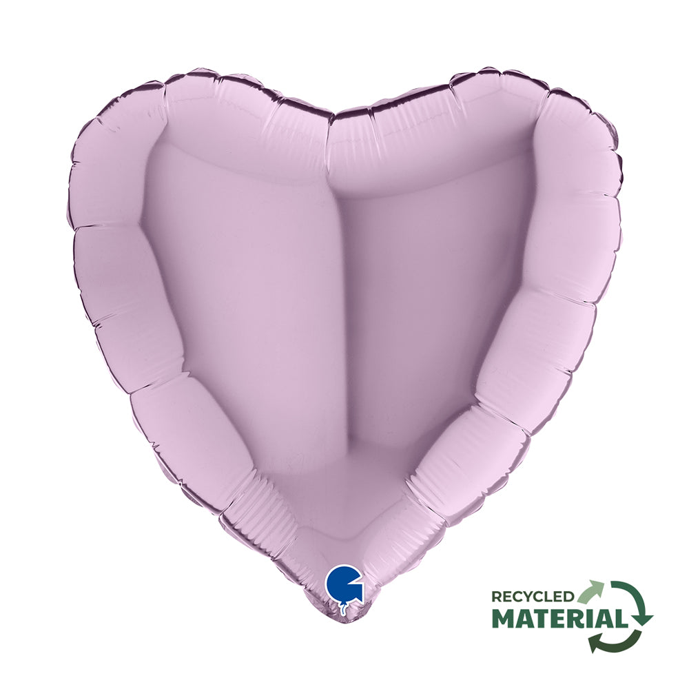 das-kost-mland-deko-herz-folienballon-46cm-lavendel-uni-helium image 1