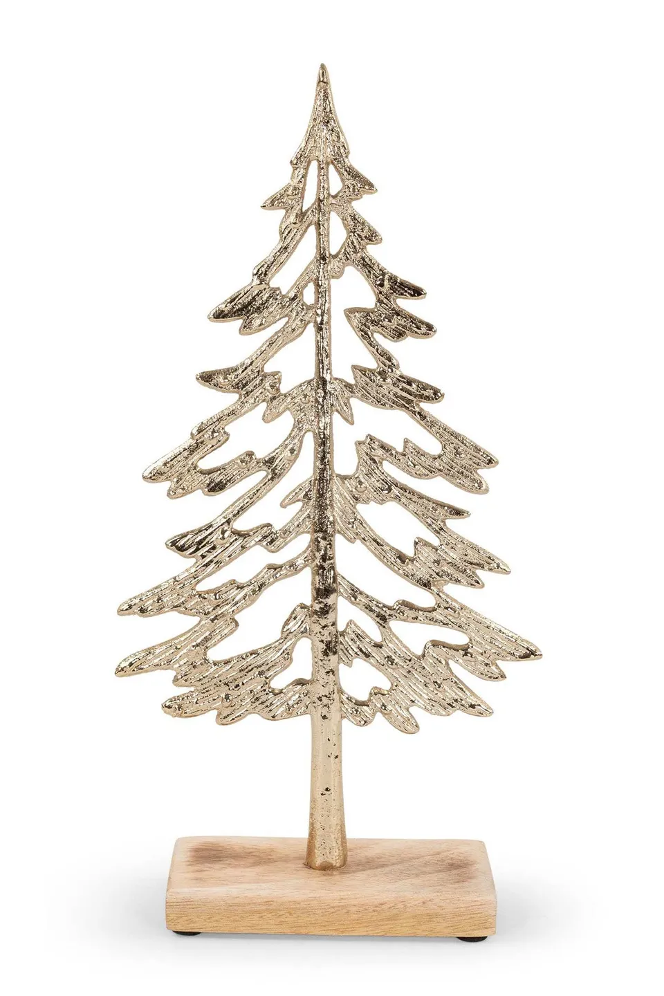 riffelmacher-tannenbaum-aufsteller-gold-alu-16-5x32-5cm image 1