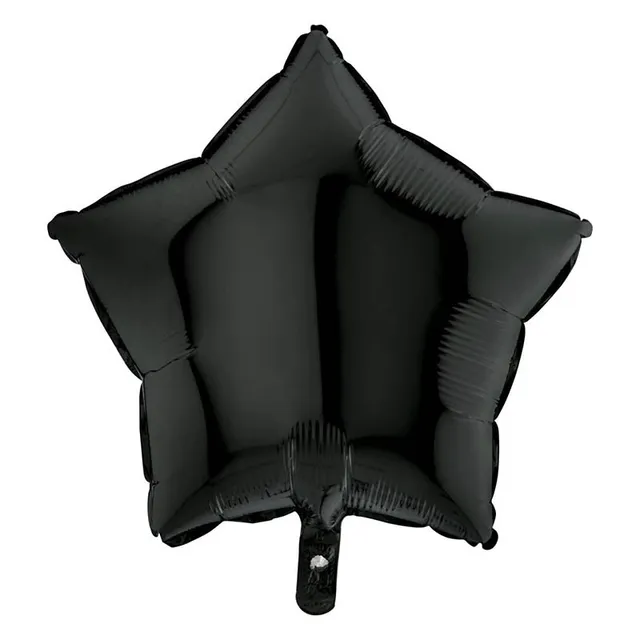 uni-stern-folienballon-18-46cm-schwarz image 1