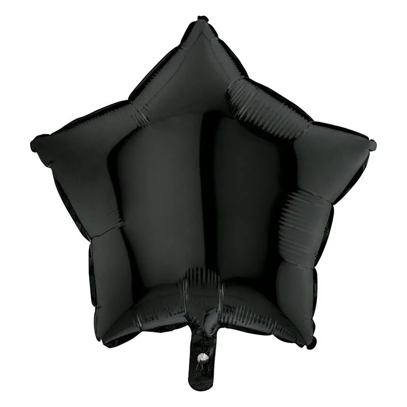 uni-stern-folienballon-18-46cm-schwarz image 1