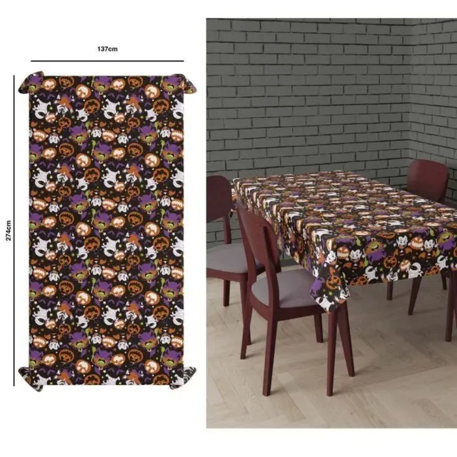 das-kost-mland-dekorationen-tischdecke-kleine-monster-papier-137x274cm image 1