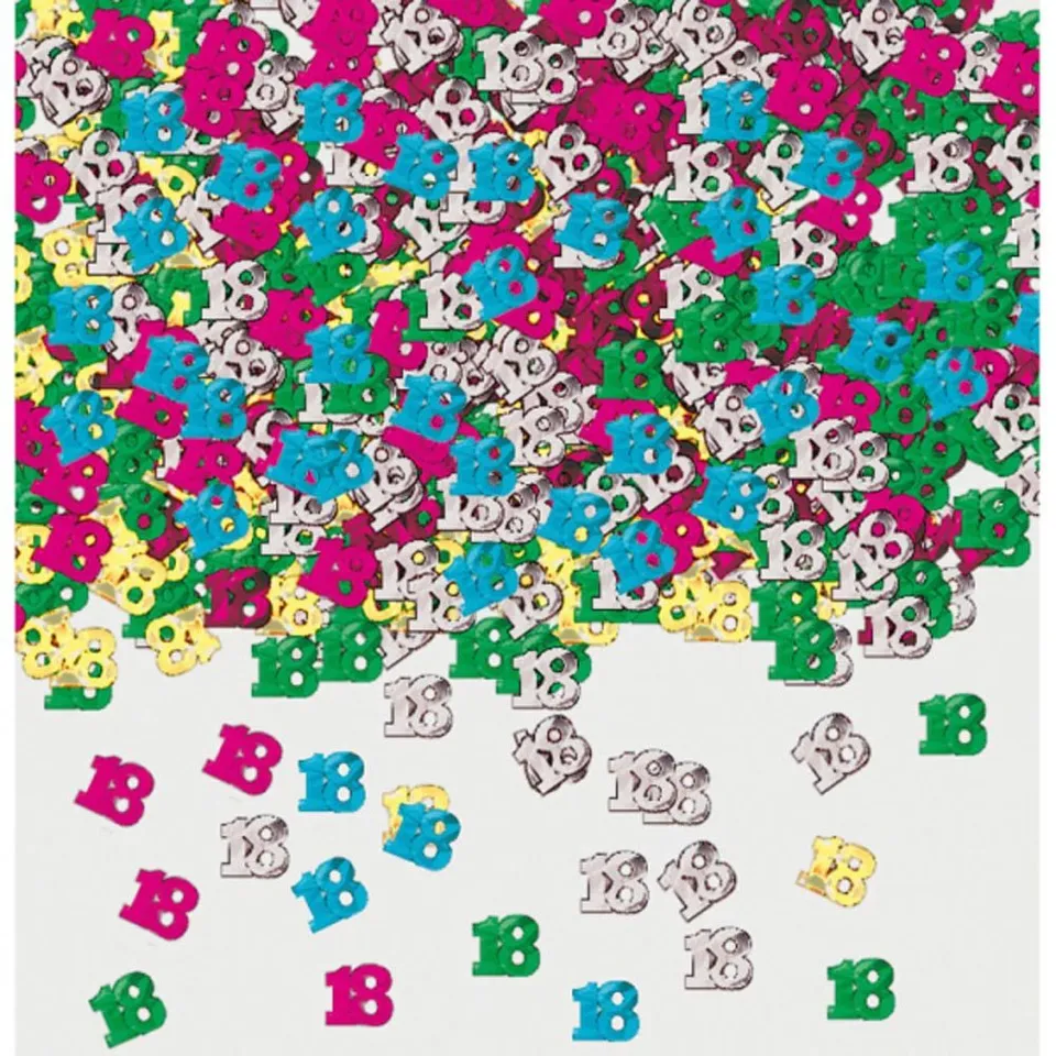 amscan-konfetti-18-folienkonfetti-mehrfarbig-14g-geburtstag image 1