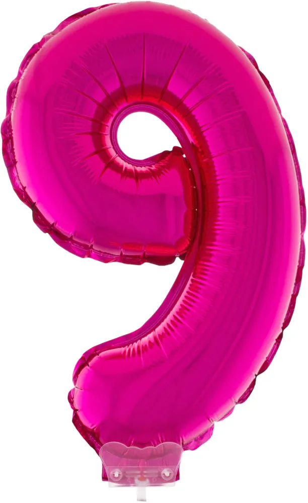 das-kost-mland-dekorationen-zahlen-folienballon-41-cm-zahl-9-pink-mit-stab image 1