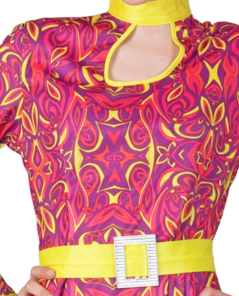 das-kost-mland-patsy-hippie-girl-kost-m-pink-gelb-40-42 image 3