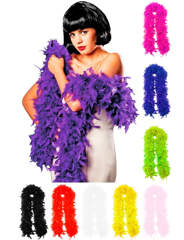 das-kost-mland-federboa-extraordinary-180cm-boa-schwarz-90g image 1
