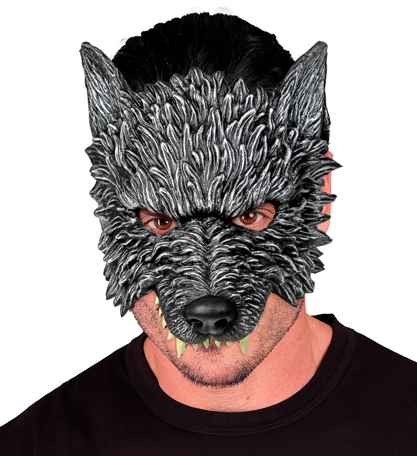 das-kost-mland-kinnlose-wolfsmaske-grau-halloween-maske image 3