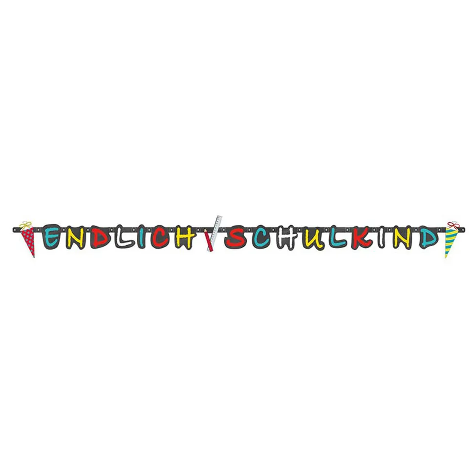 das-kost-mland-endlich-schulkind-buchstabengirlande-180-cm image 1